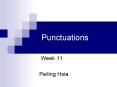 Punctuations PowerPoint PPT Presentation