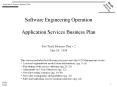 Software%20Engineering%20Operation%20Application%20Services%20Business%20Plan PowerPoint PPT Presentation