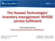 Huawei Technologies Inventory Management System: MVOSS Service Fulfilment