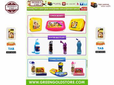 Chota Bheem Lunch Box | Green Gold Store