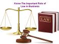 Know The Important Role of Law in Business PowerPoint PPT Presentation