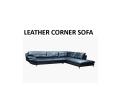 Leather Corner Sofa PowerPoint PPT Presentation