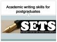Academic writing skills for postgraduates PowerPoint PPT Presentation