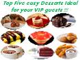 Top Five desserts for your VIP's PowerPoint PPT Presentation