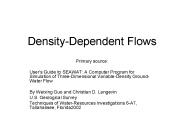 Density-Dependent Flows