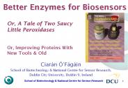 Better Enzymes for Biosensors