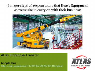 Just what can consumers anticipate from heavy equipment moving firm? (1)