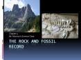The Rock and Fossil record PowerPoint PPT Presentation