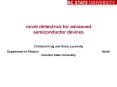novel dielectrics for advanced                semiconductor devices PowerPoint PPT Presentation