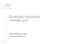 Slovensko nacionalno omre PowerPoint PPT Presentation