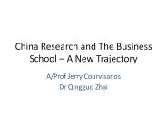 China Research and The Business School 