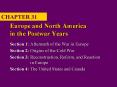 Europe and North America in the Postwar Years PowerPoint PPT Presentation