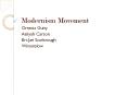 Modernism Movement PowerPoint PPT Presentation