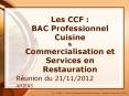 Les CCF : BAC Professionnel Cuisine PowerPoint PPT Presentation
