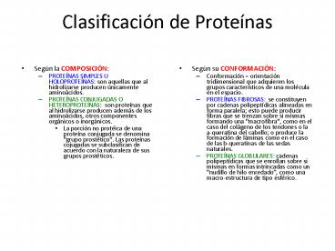 Clasificaci