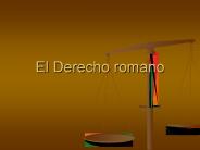 El Derecho romano