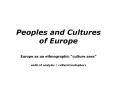 Peoples and Cultures of Europe PowerPoint PPT Presentation