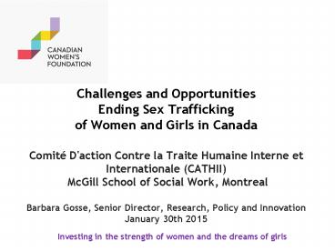 Challenges and Opportunities