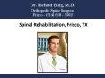 Spinal Rehabilitation, Frisco, TX PowerPoint PPT Presentation