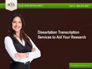 Dissertation Transcription Services to Aid Your Research (1)