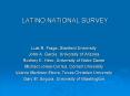 LATINO NATIONAL SURVEY PowerPoint PPT Presentation