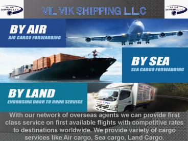 Best Shipping & Logistics Services | Vil Vik Shipping L.L.C (1)