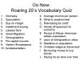 Do Now: Roaring 20 PowerPoint PPT Presentation