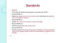 Standards PowerPoint PPT Presentation