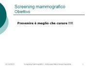 Screening mammografico