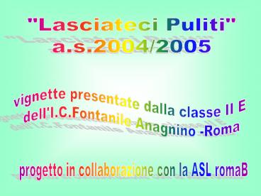 Nessun titolo diapositiva