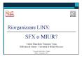 Riorganizzare LINX: PowerPoint PPT Presentation