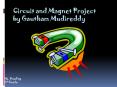 Circuit and Magnet Project by Gautham Mudireddy PowerPoint PPT Presentation