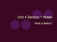 Unit 4 Section 1 Notes