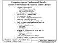 Computing System Fundamentals/Trends   Review of Performance Evaluation and ISA Design PowerPoint PPT Presentation