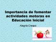 Importancia de fomentar actividades motoras en Educaci PowerPoint PPT Presentation