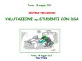 VALUTAZIONE degli STUDENTI CON DSA PowerPoint PPT Presentation