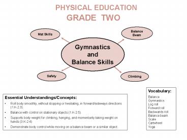 PHYSICAL EDUCATION GRADE TWO