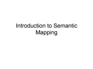Introduction to Semantic Mapping