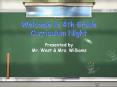 Welcome%20to%204th%20Grade%20Curriculum%20Night PowerPoint PPT Presentation