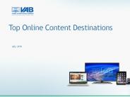 Top Online Content Destinations