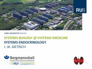 Systems Endocrinology: Successful Examples of Translational Medicine