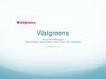 Walgreens PowerPoint PPT Presentation