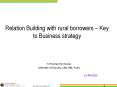 Relation Building with rural borrowers  PowerPoint PPT Presentation