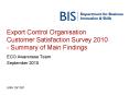 Export Control Organisation Customer Satisfaction Survey 2010 - Summary of Main Findings PowerPoint PPT Presentation