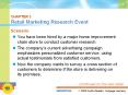 CHAPTER 5 Retail Marketing Research Event PowerPoint PPT Presentation