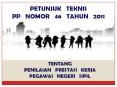 PETUNJUK TEKNIS PP NOMOR 46 TAHUN 2011 PowerPoint PPT Presentation
