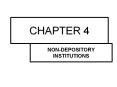 NON-DEPOSITORY INSTITUTIONS PowerPoint PPT Presentation