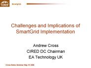 Challenges and Implications of SmartGrid Implementation