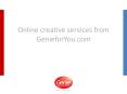 Online creative services from GenieforYou.com PowerPoint PPT Presentation