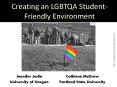 Creating an LGBTQA Student-Friendly Environment PowerPoint PPT Presentation
